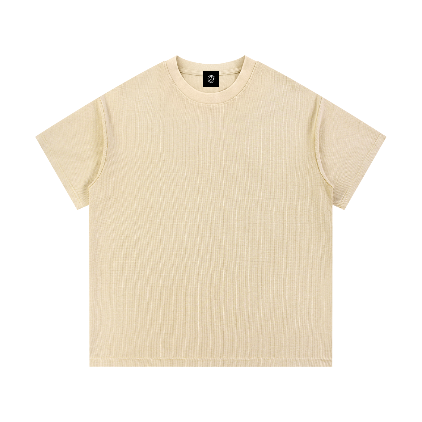 Mineral Wash Waffle Knit T-Shirt