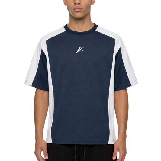 Unisex Color Block Loose T-Shirt