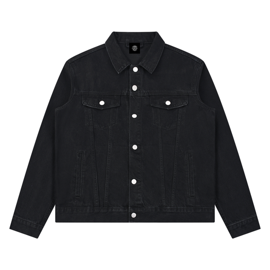 Unisex Vintage Wash Denim Jacket