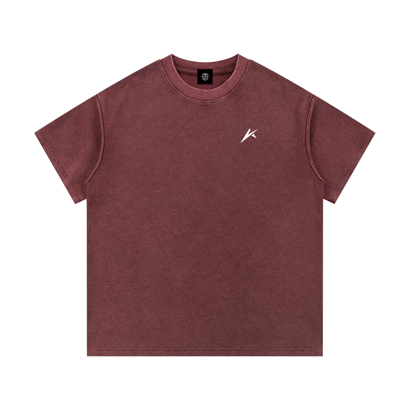 Mineral Wash Waffle Knit T-Shirt